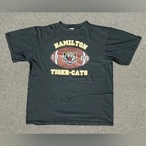 Vtg Y2K CFL Hamilton Tiger-Cats Sogo Brand T-Shirt Size (L)